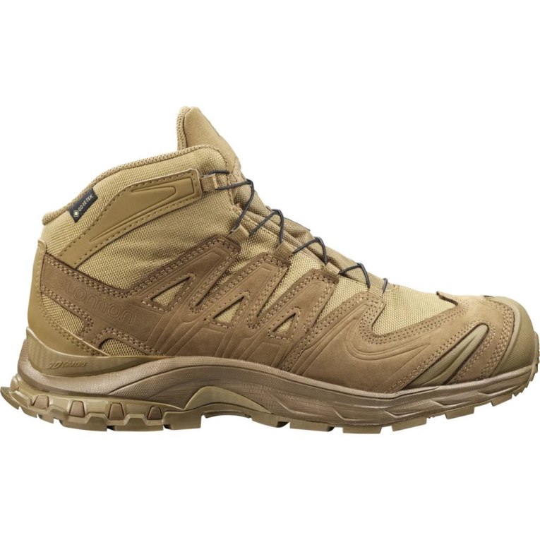 Brown Salomon Xa Forces Mid GTX Men\'s Tactical Boots | IE AV0457